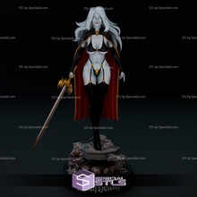 lady death standing 3d print model - Mito3D