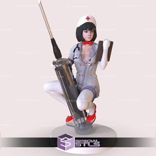 lady doctor nsfw 3d model 3d print model - Mito3D