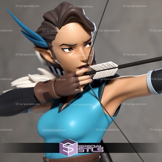 lady vexahlia de rolo archer stl files legend vox machina 3d print model - Mito3D