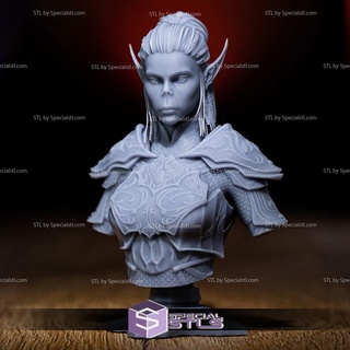 lae zel baldurs gate 3 bust 3d printing figurine 3d print model - Mito3D