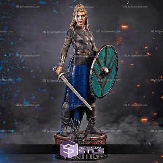 lagertha standing 3d print model - Mito3D