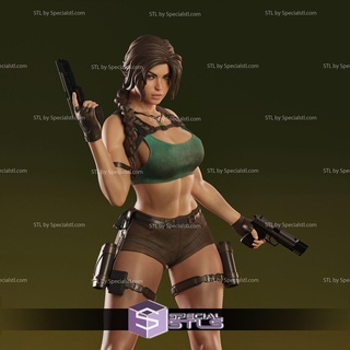 Lara Croft 2 tabanca stl Dosyalar mezar akıncı 3d model 3d print model - Mito3D