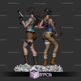 Lara Croft 2 Ausführung 3d print model - Mito3D