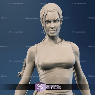 Lara Croft stl Dateien Angelina Jolie Grab Raider 3d Modell 3d print model - Mito3D