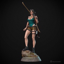 Lara Croft Grab Raider 3d print model - Mito3D