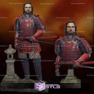 last samurai 3d printing figurine stl files 3d print model - Mito3D
