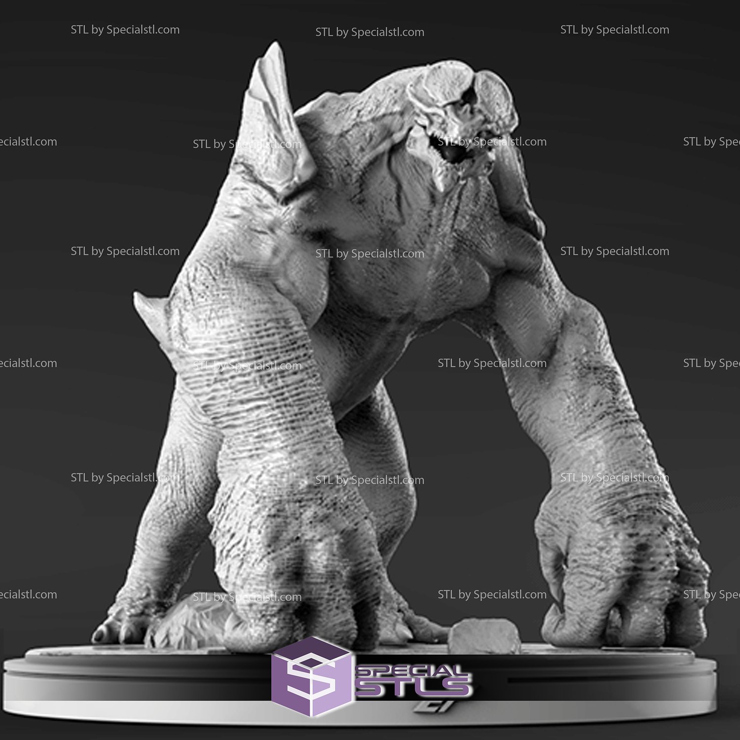 leatherback kaiju stl files 3D print model - Mito3D