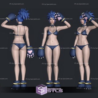 leona bikini stl arquivos 3d print model - Mito3D