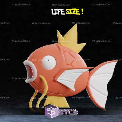 vita taglia magiakarp 3d stampante file speciale pokemon 3d print model - Mito3D