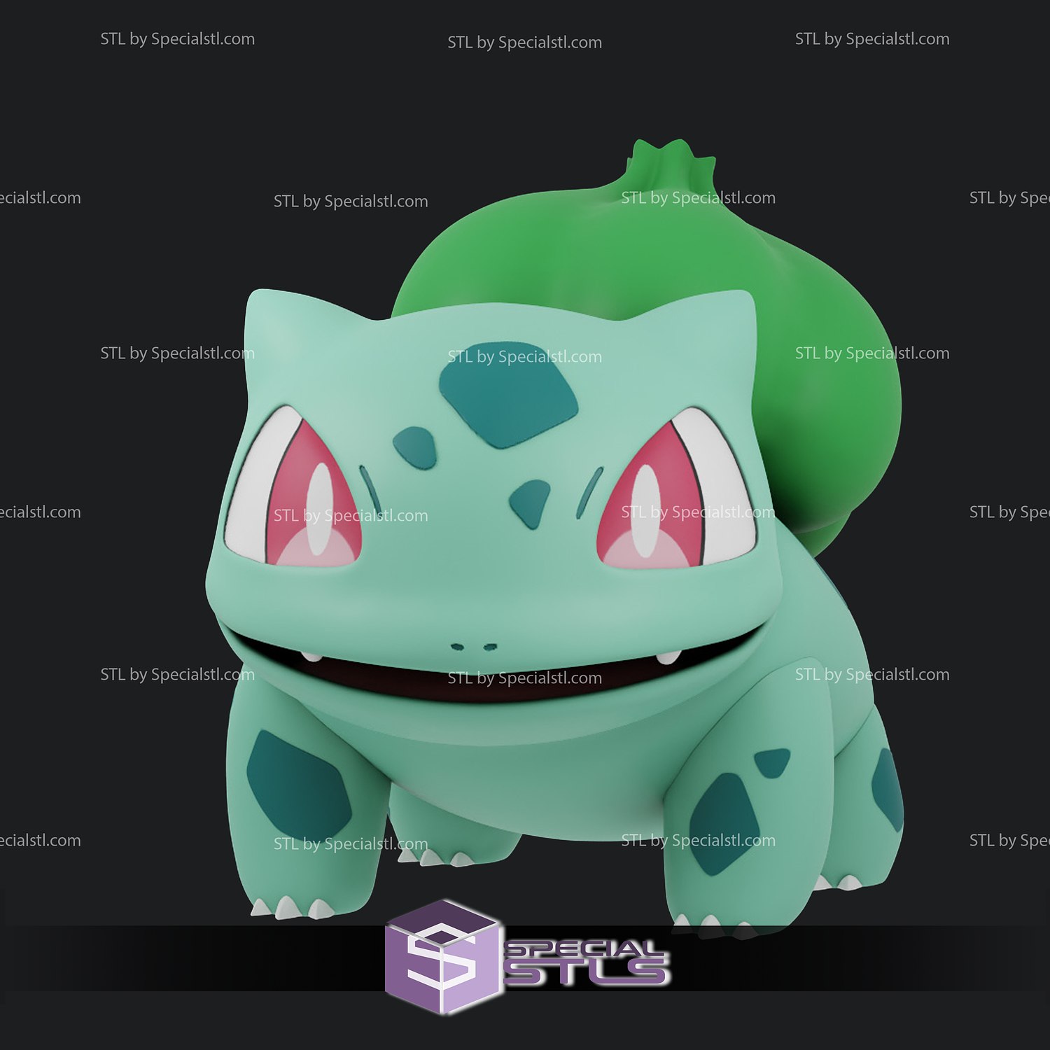 life sized bulbasaur stl files 3D print model - Mito3D