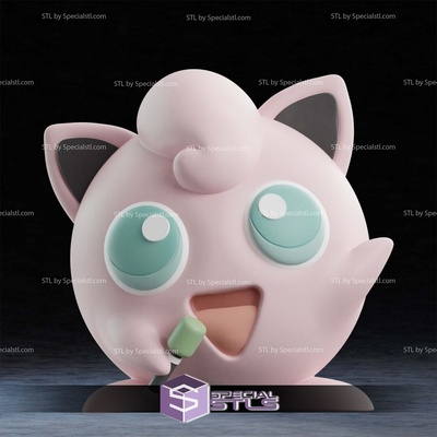 vita dimensioni jigglypuff pokemon stl file speciale 3d print model - Mito3D