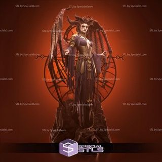 Lilith v3 3d Drucken Figur Diablo stl Dateien 3d print model - Mito3D