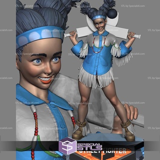 lily street fighter 3d printing model 3d print model - Mito3D