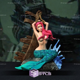 little mermaid ariel nsfw stl files trapped disney 3d model 3d print model - Mito3D