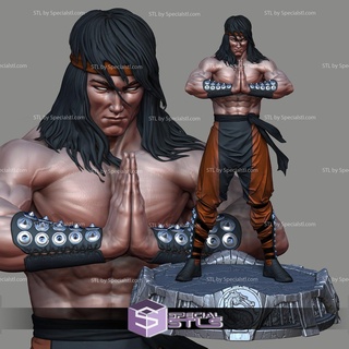 liu kang 3d impression figurine mortel kombat stl dossiers 3d print model - Mito3D
