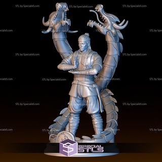 liu kang dragon 3d model mortal kombat 3d print model - Mito3D
