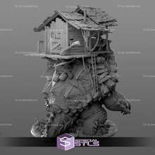 lodgeback snapper dragon trappers lodge miniature 3d print model - Mito3D