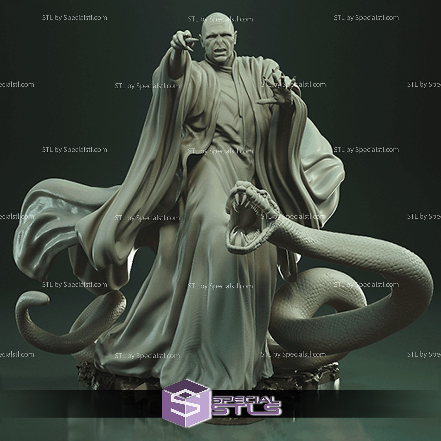 Herr voldemort stl Dateien Harry Töpfer 3D print model - Mito3D