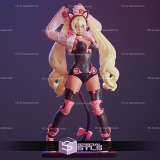 chanceux Chloe 3d impression figurine Tekken stl dossiers 3d print model - Mito3D