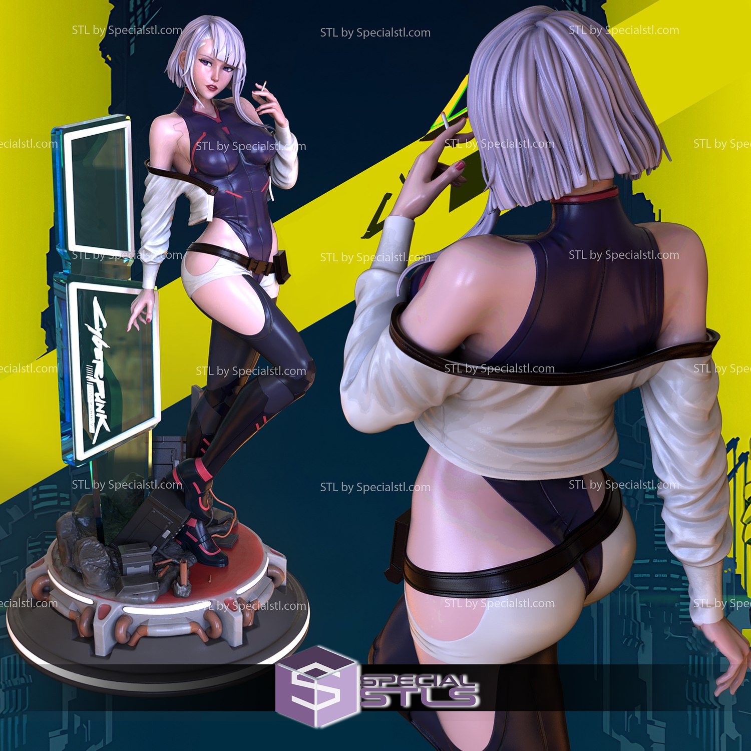 Lucy siberpunk 2077 3D print model - Mito3D