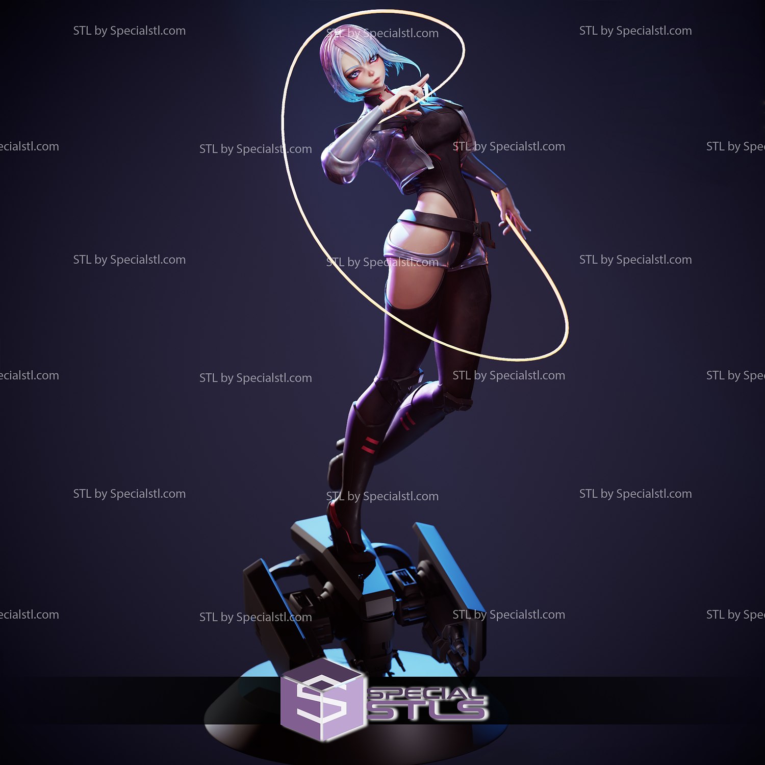 Lucy cyberpunk coureurs bord 2 version 3D print model - Mito3D