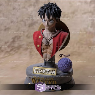 luffy bust 3d print model - Mito3D