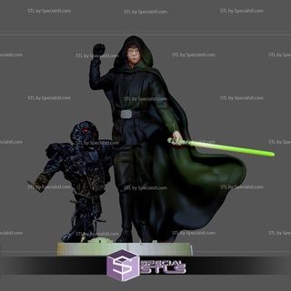 luke skywalker basic pose ready 3d print 3d print model - Mito3D