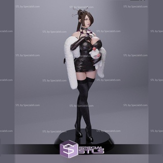 lulu standing final fantasy 3d print model - Mito3D