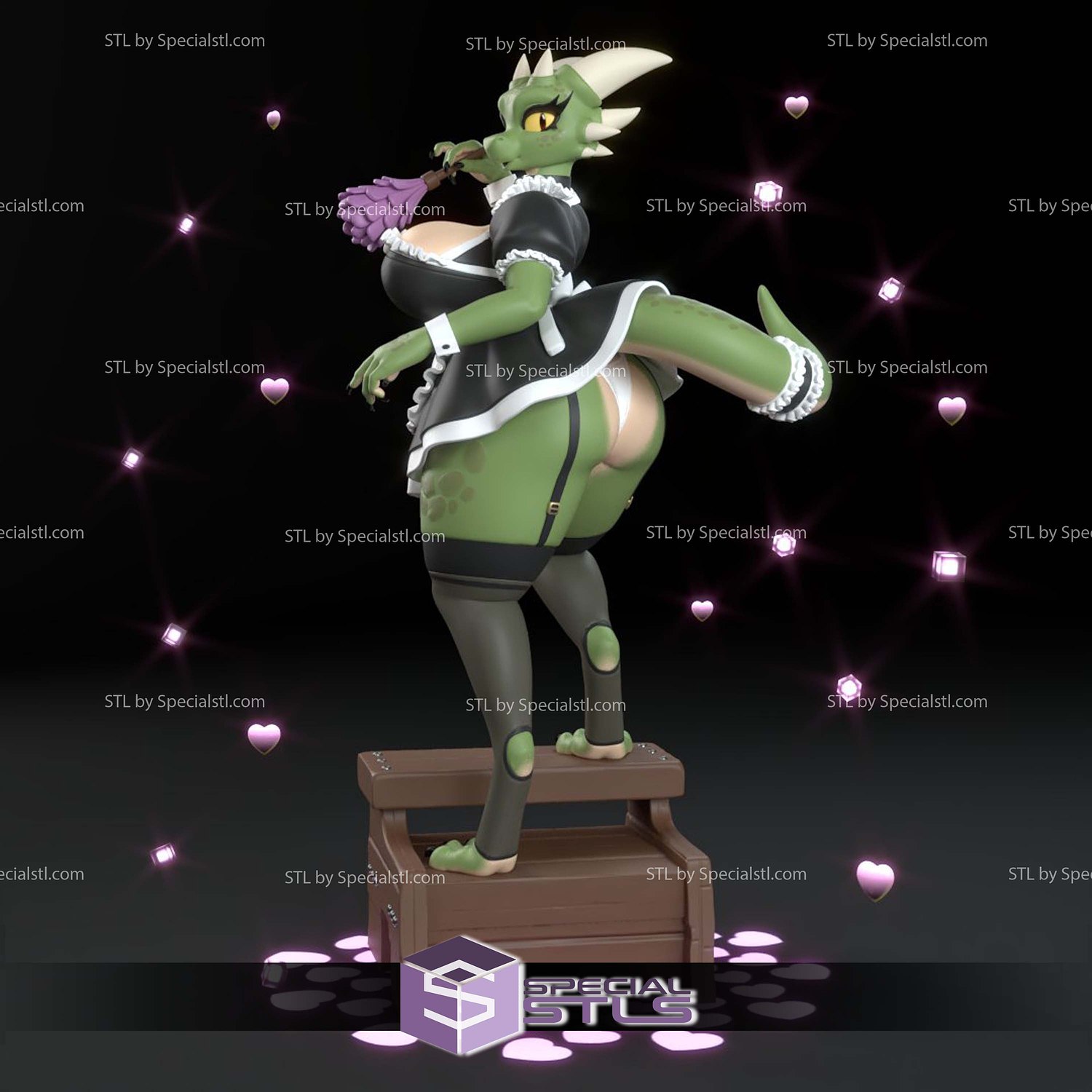 lustvoll argonian maid 3d drucken modelle spezialstl 3D print model - Mito3D