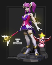 lux star guardian skin stylized league legends 3d print model - Mito3D