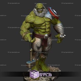 maestro Hulk 3d model ayakta versiyon 3d print model - Mito3D