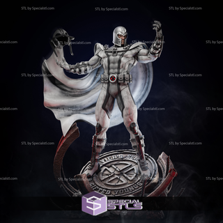 magneto white suit xavier school base ready 3d print 3d print model - Mito3D