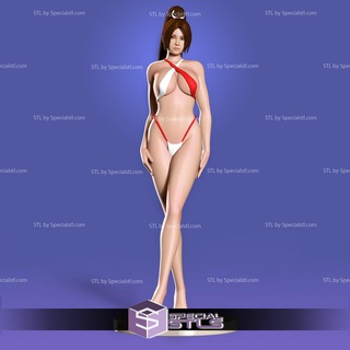 mai shiranui bikini standing 3d printable mai shiranui bikini standing 3d printable  3d print model - Mito3D