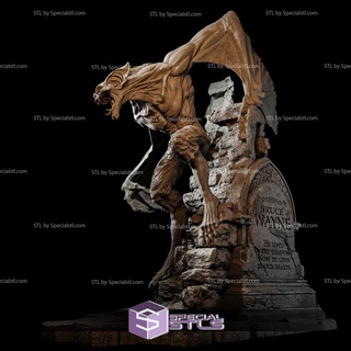 man-bat 3d printing figurine dc stl files 3d print model - Mito3D