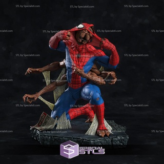 man-spider stl files mutated form spider-man 3d print model - Mito3D