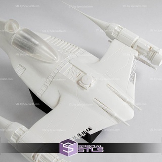 Mandalorianer 1 Starfighter v3 bereit 3d drucken 3d print model - Mito3D