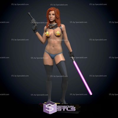 mara giada pistola spada laser nsfw digitale scultura speciale 3d print model - Mito3D