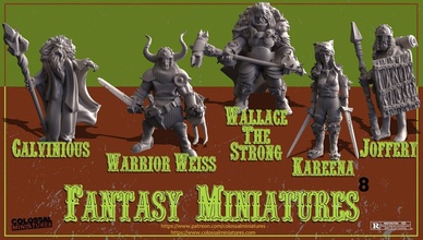 march 2021 colossal miniature 3d print model - Mito3D