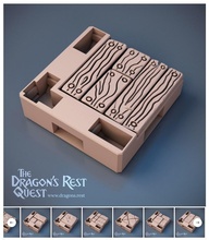 März 2021 Drachen ausruhen Miniatur 3d print model - Mito3D