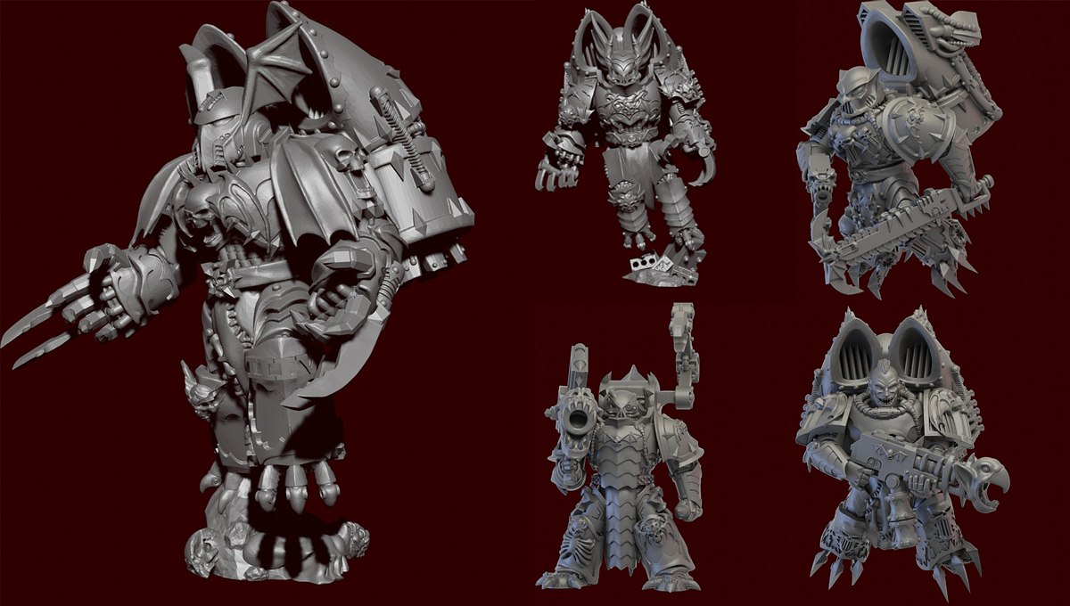 march 2021 helforged miniature 3D print model - Mito3D