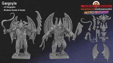 march 2021 monstrous encounters miniature 3d print model - Mito3D