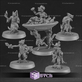 march 2022 monstrous encounters miniature 3d print model - Mito3D