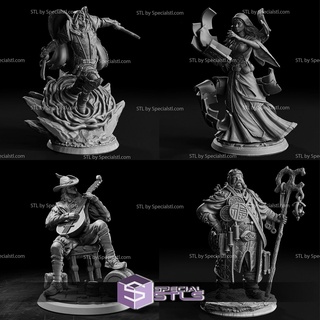 march 2023 flesh gods miniatures 3d print model - Mito3D