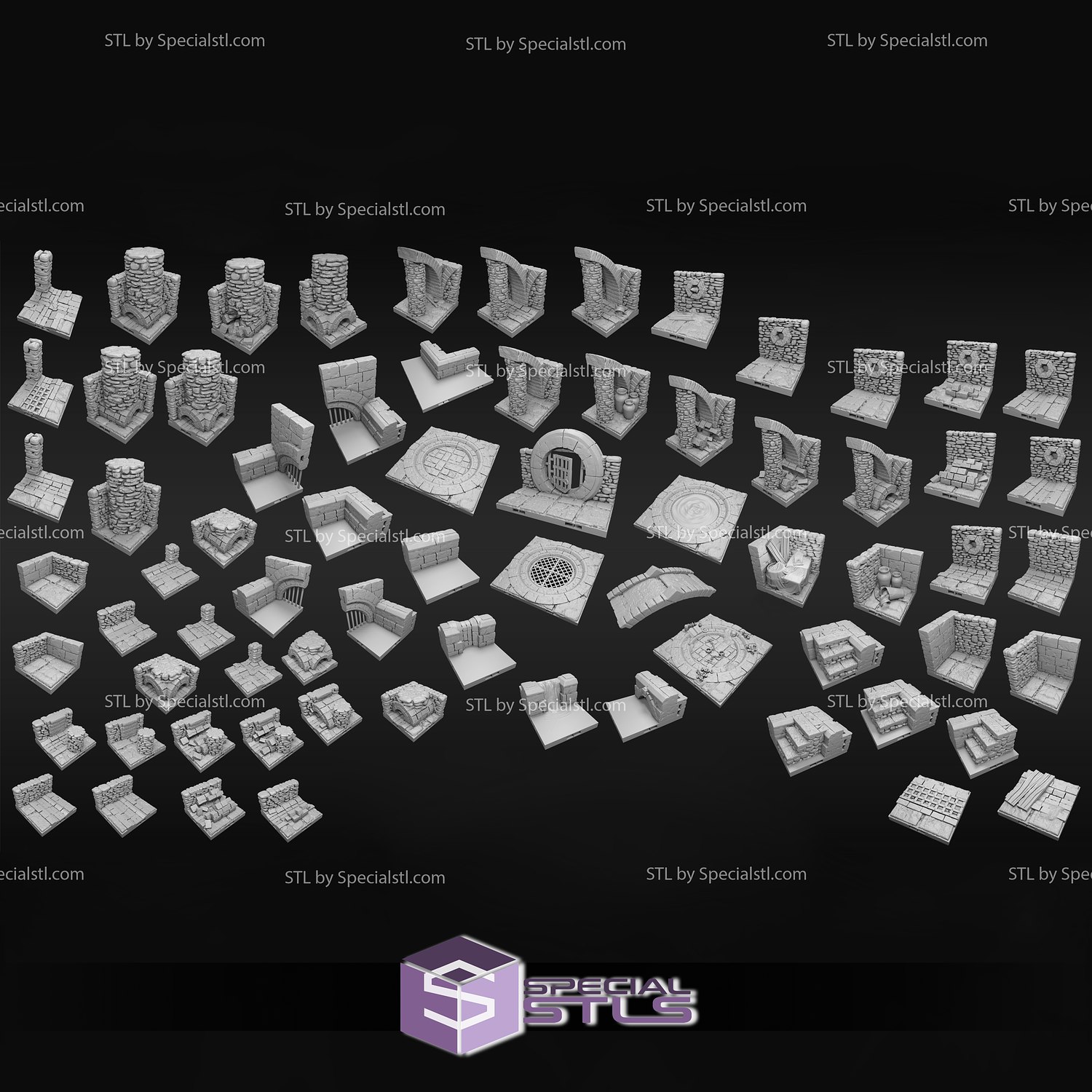 marzo 2023 pietra miliare eroi impostato 33 3D print model - Mito3D
