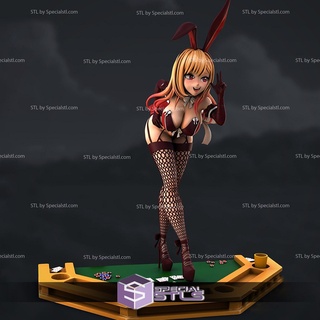 marin kitagawa bunny girl stl files 3d print model - Mito3D