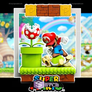 Mario luigi 3d modello 3d print model - Mito3D