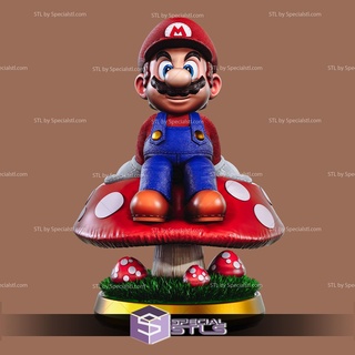 Mario fungo 3d print model - Mito3D