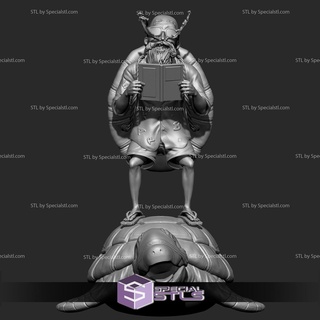 mestre Roshi perverter stl arquivos esfera dragão 3d impressão estatueta 3d print model - Mito3D