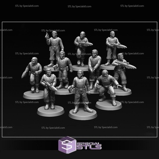 Maggio 2023 scifi perso eresia miniature 3d print model - Mito3D