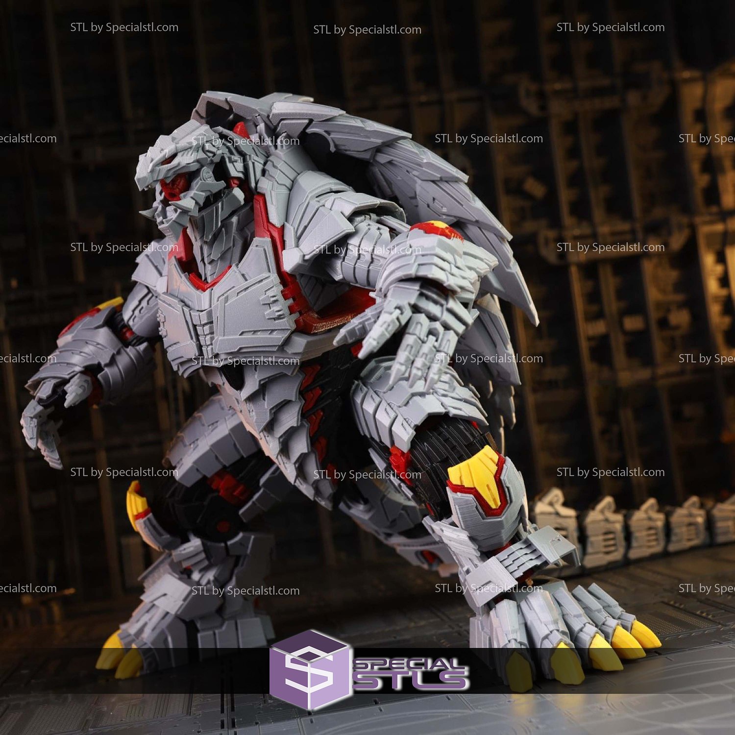 mecha gamera coquille fer numérique sculpture specialstl 3D print model - Mito3D